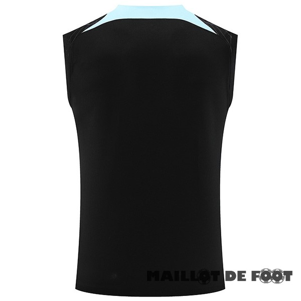 Foot Maillot Pas Cher Entrainement Sans Manches Inter Milán 2023 2024 Noir