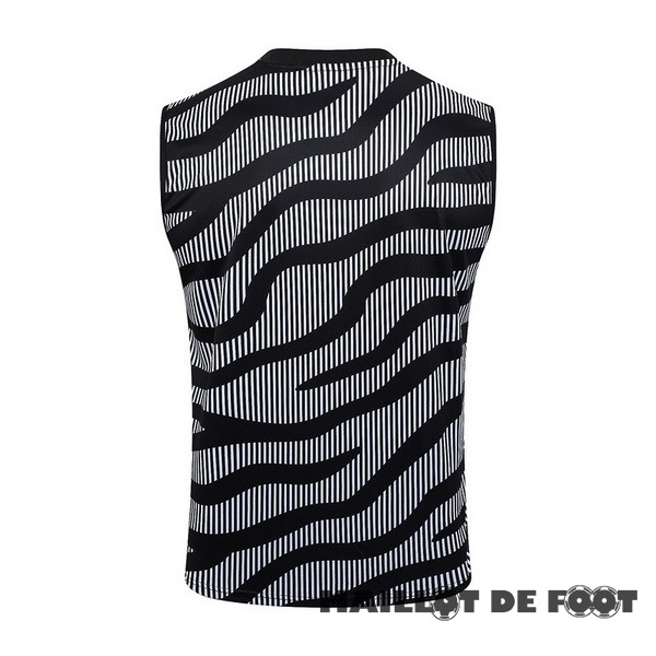 Foot Maillot Pas Cher Entrainement Sans Manches Juventus 2023 2024 Gris Noir Jaune