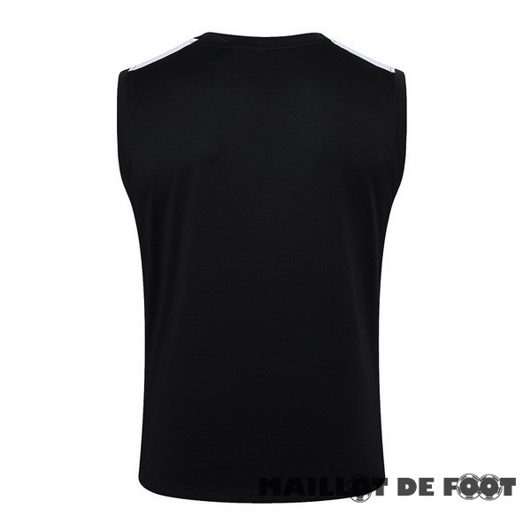 Foot Maillot Pas Cher Entrainement Sans Manches Paris Saint Germain 2023 2024 Noir Blanc