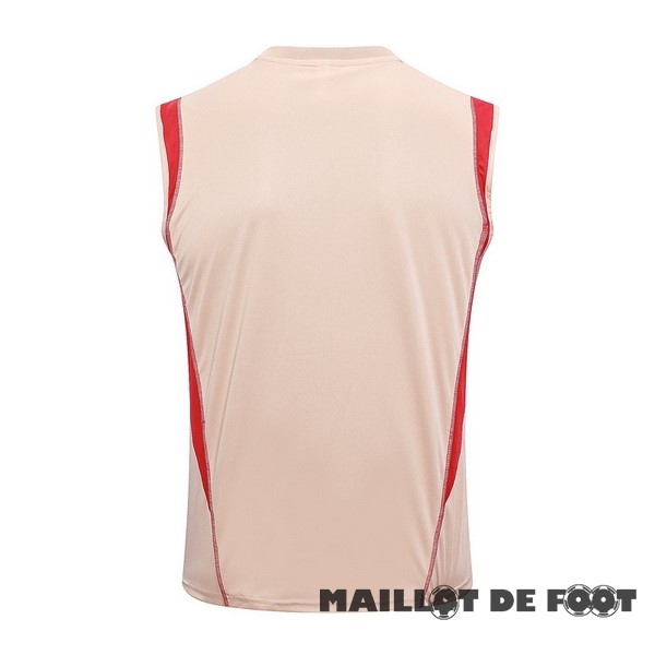 Foot Maillot Pas Cher Entrainement Sans Manches São Paulo 2023 2024 Jaune Orange