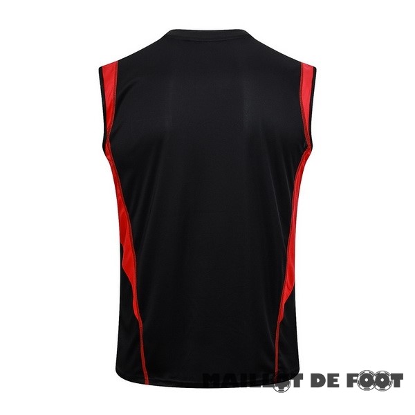 Foot Maillot Pas Cher Entrainement Sans Manches São Paulo 2023 2024 Noir Rouge
