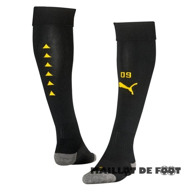 Foot Maillot Pas Cher Exterieur Chaussette Borussia Dortmund 2023 2024 Noir