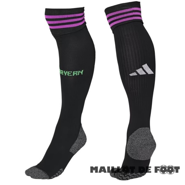 Foot Maillot Pas Cher Exterieur Chaussette Enfant Bayern Múnich 2023 2024 Noir