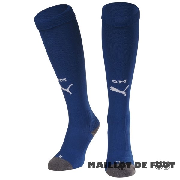 Foot Maillot Pas Cher Exterieur Chaussette Enfant Marsella 2023 2024 Bleu