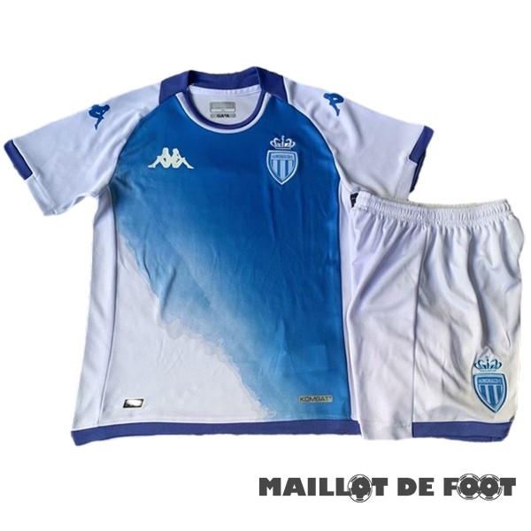 Foot Maillot Pas Cher Exterieur Conjunto De Enfant AS Monaco 2023 2024 Bleu