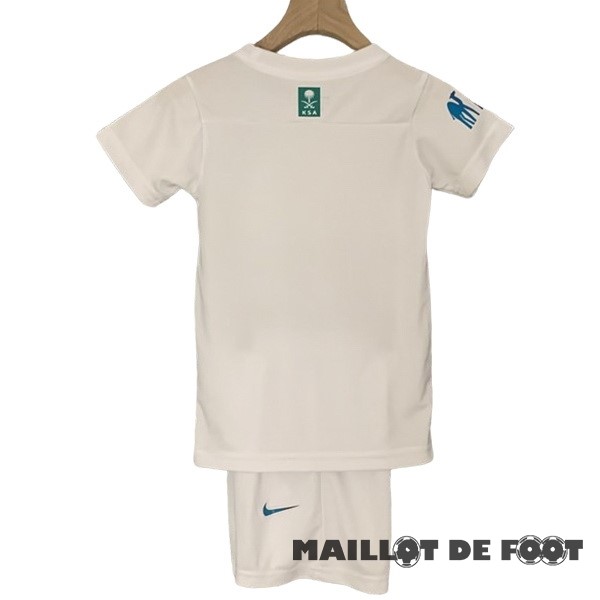 Foot Maillot Pas Cher Exterieur Conjunto De Enfant Al Nassr 2023 2024 Blanc