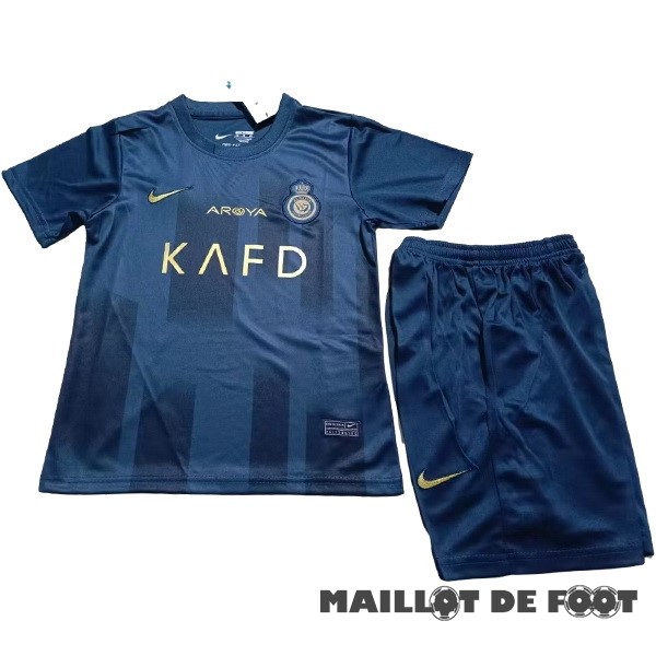 Foot Maillot Pas Cher Exterieur Conjunto De Enfant Al Nassr 2023 2024 Bleu
