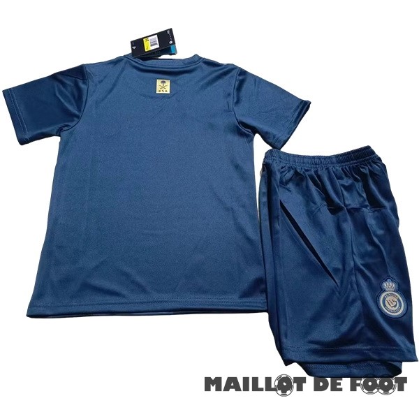 Foot Maillot Pas Cher Exterieur Conjunto De Enfant Al Nassr 2023 2024 Bleu