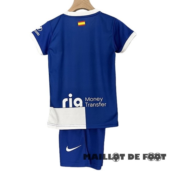 Foot Maillot Pas Cher Exterieur Conjunto De Enfant Atlético Madrid 2023 2024 Bleu