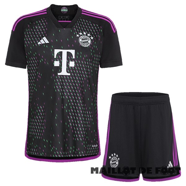 Foot Maillot Pas Cher Exterieur Conjunto De Enfant Bayern Múnich 2023 2024 Noir