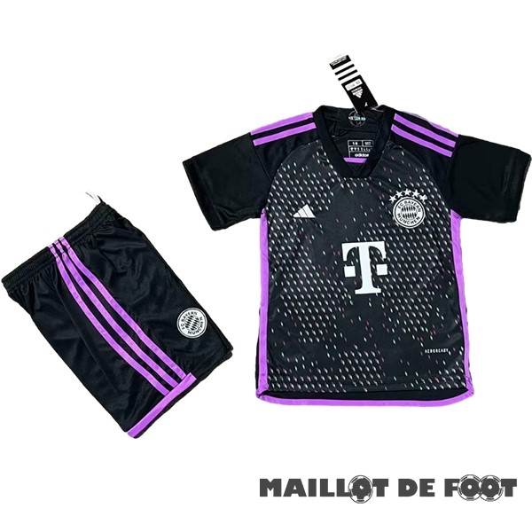 Foot Maillot Pas Cher Exterieur Conjunto De Enfant Bayern Múnich 2023 2024 Noir
