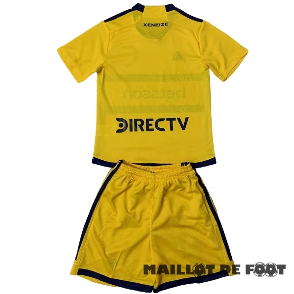 Foot Maillot Pas Cher Exterieur Conjunto De Enfant Boca Juniors 2023 2024 Jaune