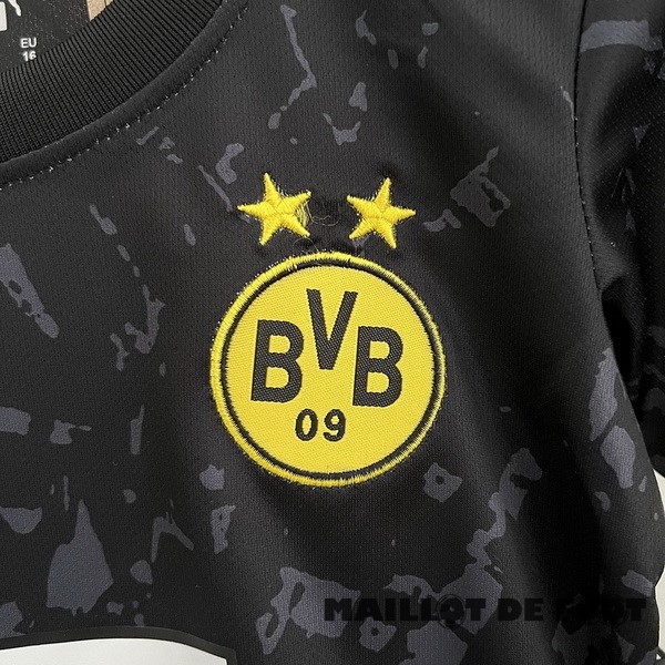 Foot Maillot Pas Cher Exterieur Conjunto De Enfant Borussia Dortmund 2023 2024 Noir Jaune