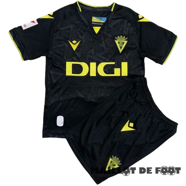 Foot Maillot Pas Cher Exterieur Conjunto De Enfant Cádiz 2023 2024 Noir