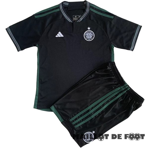 Foot Maillot Pas Cher Exterieur Conjunto De Enfant Celtic 2023 2024 Noir