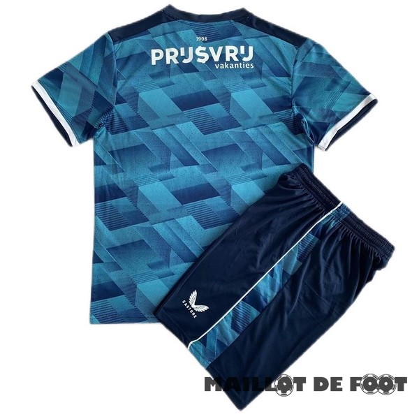 Foot Maillot Pas Cher Exterieur Conjunto De Enfant Feyenoord 2023 2024 Bleu
