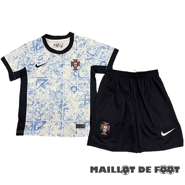 Foot Maillot Pas Cher Exterieur Conjunto De Enfant Portugal 2024 Bleu