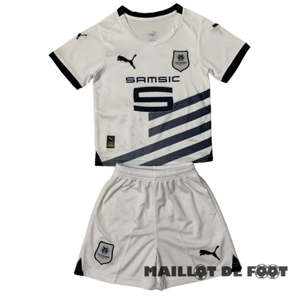 Foot Maillot Pas Cher Exterieur Conjunto De Enfant Rennais 2023 2024 Blanc