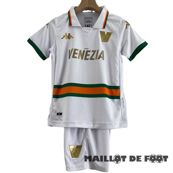 Foot Maillot Pas Cher Exterieur Conjunto De Enfant Venezia 2023 2024 Blanc
