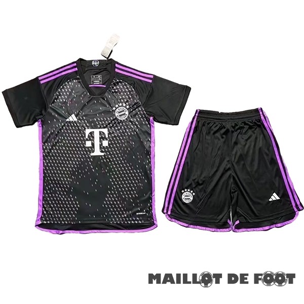 Foot Maillot Pas Cher Exterieur Conjunto De Homme Bayern Múnich 2023 2024 Noir