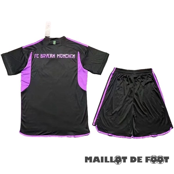Foot Maillot Pas Cher Exterieur Conjunto De Homme Bayern Múnich 2023 2024 Noir