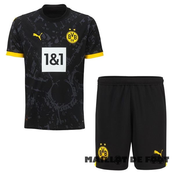 Foot Maillot Pas Cher Exterieur Conjunto De Homme Borussia Dortmund 2023 2024 Noir