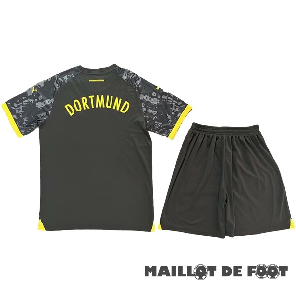 Foot Maillot Pas Cher Exterieur Conjunto De Homme Borussia Dortmund 2023 2024 Noir