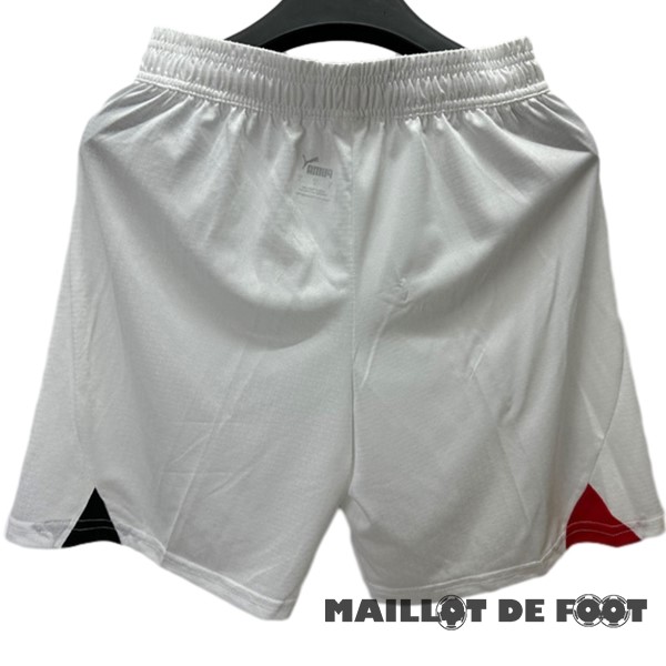 Foot Maillot Pas Cher Exterieur Joueurs Pantalon AC Milan 2023 2024 Blanc