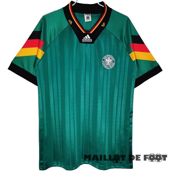 Foot Maillot Pas Cher Exterieur Maillot Allemagne Retro 1992 Vert