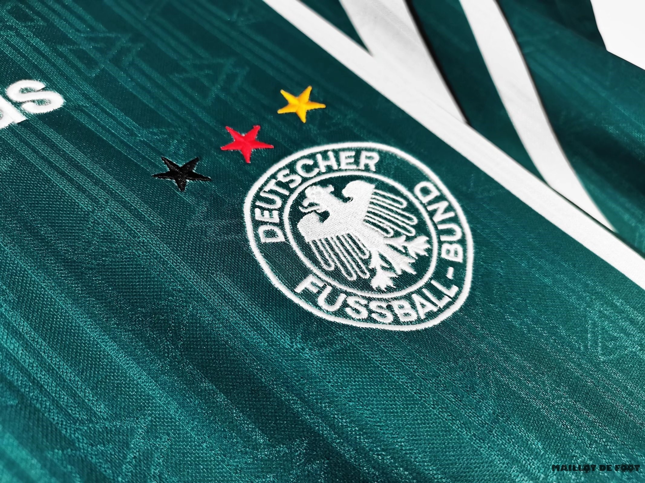 Foot Maillot Pas Cher Exterieur Maillot Allemagne Retro 1996 Vert