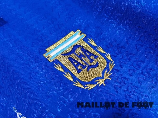 Foot Maillot Pas Cher Exterieur Maillot Argentine Retro 1994 Bleu