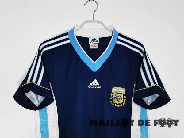 Foot Maillot Pas Cher Exterieur Maillot Argentine Retro 1998 Bleu