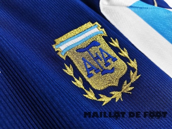 Foot Maillot Pas Cher Exterieur Maillot Argentine Retro 1998 Bleu