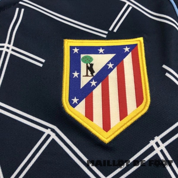Foot Maillot Pas Cher Exterieur Maillot Atlético Madrid Retro 2004 Bleu