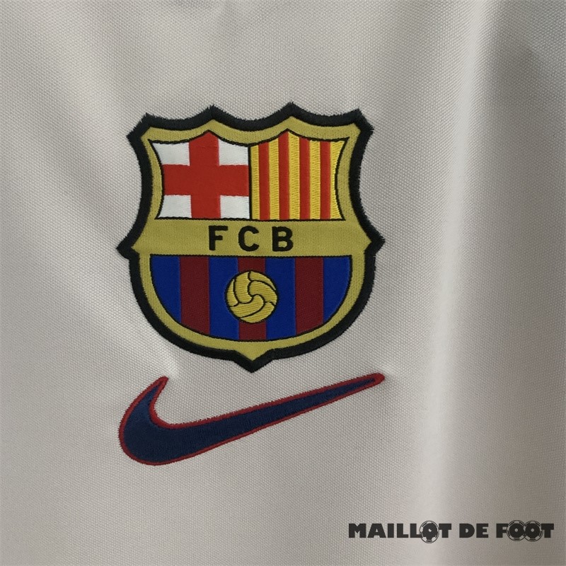 Foot Maillot Pas Cher Exterieur Maillot Barcelona Retro 1998 2001 Gris