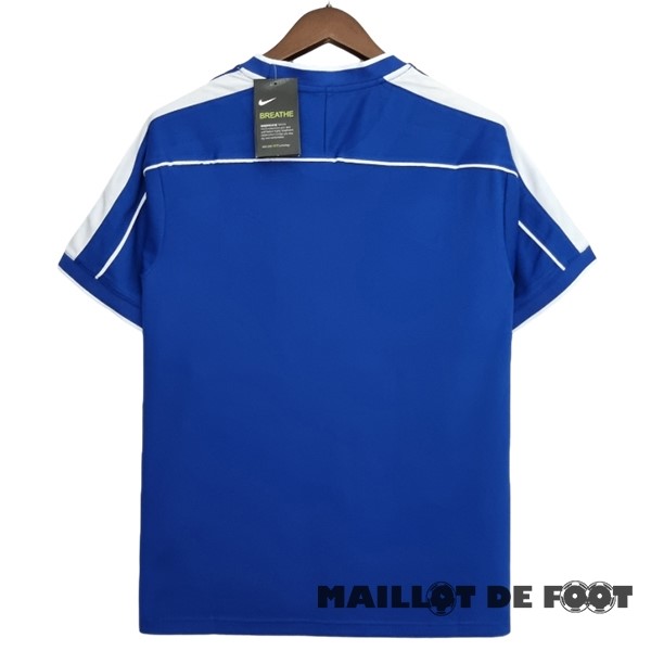 Foot Maillot Pas Cher Exterieur Maillot Brésil Retro 1998 Bleu