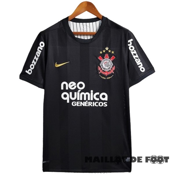 Foot Maillot Pas Cher Exterieur Maillot Corinthians Paulista Retro 2010 Noir