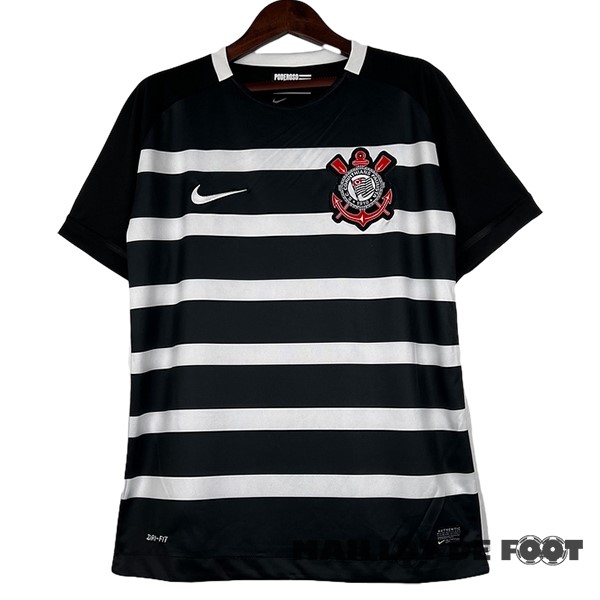 Foot Maillot Pas Cher Exterieur Maillot Corinthians Paulista Retro 2016 Noir