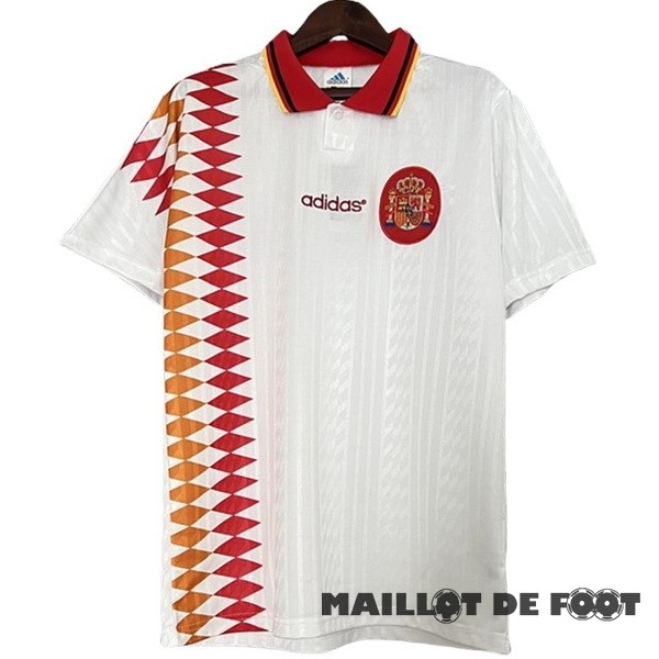 Foot Maillot Pas Cher Exterieur Maillot Espagne Retro 1994 Blanc