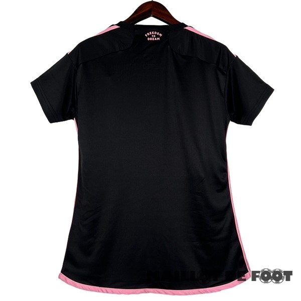 Foot Maillot Pas Cher Exterieur Maillot Femme Inter Miami 2022 2023 Noir