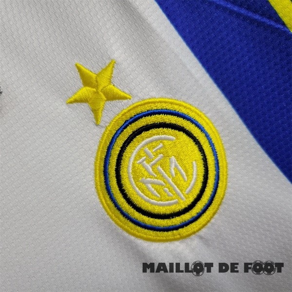 Foot Maillot Pas Cher Exterieur Maillot Inter Milán Retro 1997 1998 Blanc