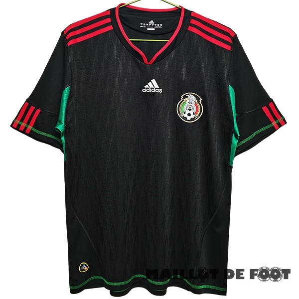 Foot Maillot Pas Cher Exterieur Maillot Mexico Retro 2010 Noir