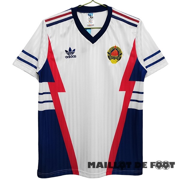 Foot Maillot Pas Cher Exterieur Maillot Yougoslavie Retro 1990 Blanc