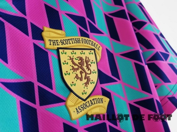 Foot Maillot Pas Cher Exterieur Maillot Écosse Retro 1988 1989 Purpura