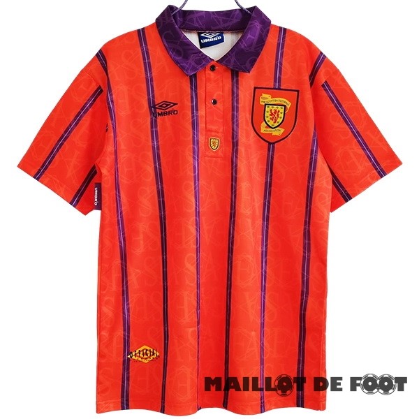 Foot Maillot Pas Cher Exterieur Maillot Écosse Retro 1993 Orange
