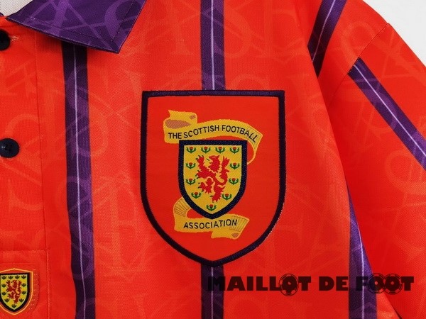 Foot Maillot Pas Cher Exterieur Maillot Écosse Retro 1993 Orange