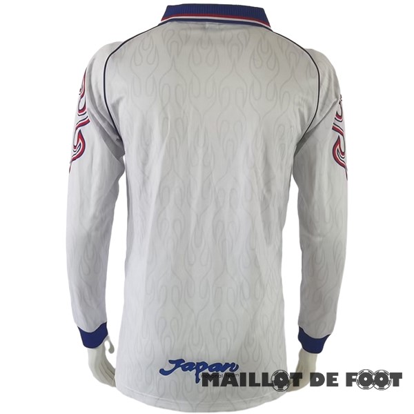 Foot Maillot Pas Cher Exterieur Manches Longues Maillot Japon Retro 1998 Blanc