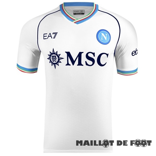 Foot Maillot Pas Cher Exterieur Thailande Maillot Napoli 2023 2024 I Blanc