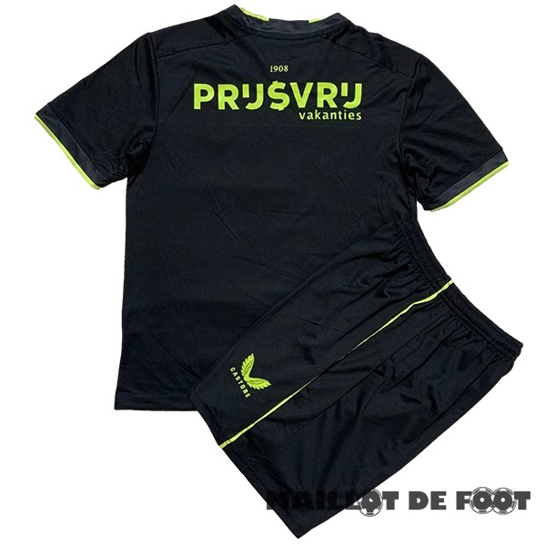 Foot Maillot Pas Cher Fourth Conjunto De Enfant Feyenoord 2023 2024 Noir
