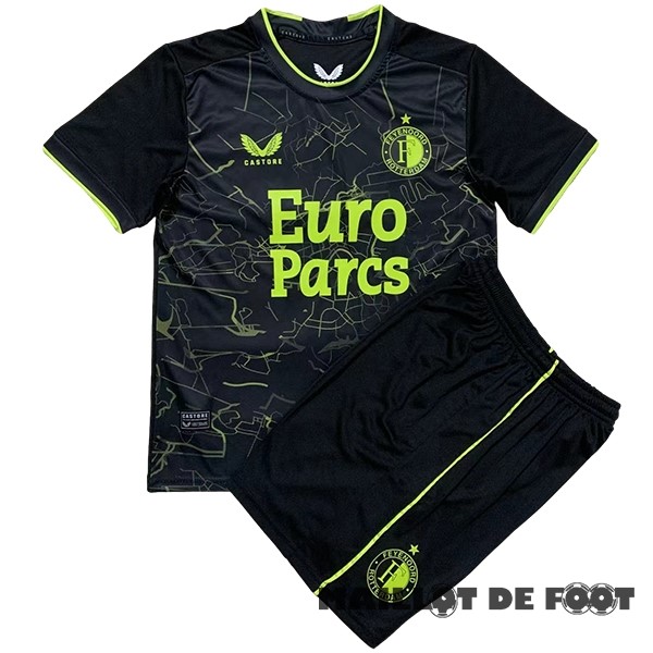Foot Maillot Pas Cher Fourth Conjunto De Homme Feyenoord 2023 2024 Noir